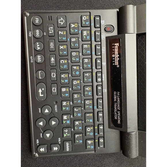Franklin Explorer 14 Language Speaking Translation EST-7014 W Case Untested - 4 - Picture 8 of 10